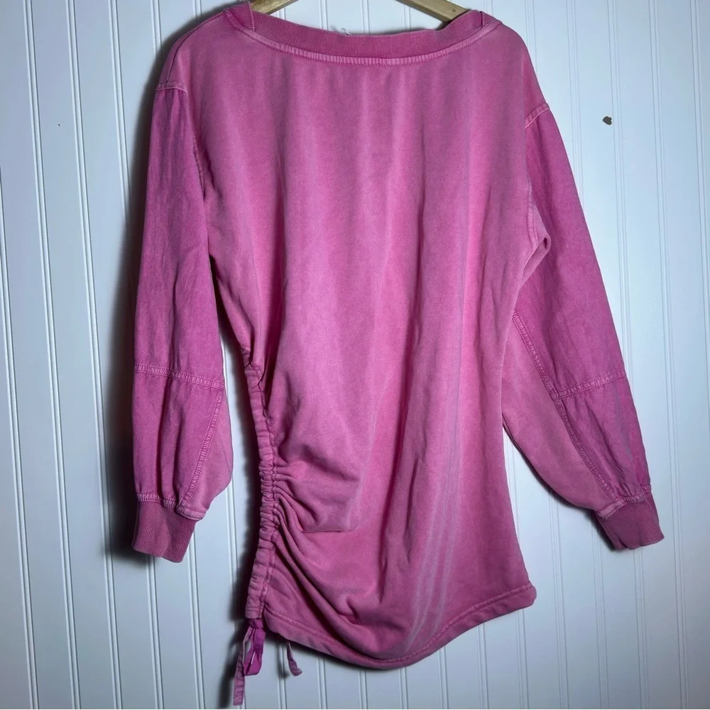 Daily Practice Anthropologie Citadel Pink Pullover Sweatshirt Small - Picture 8 of 9